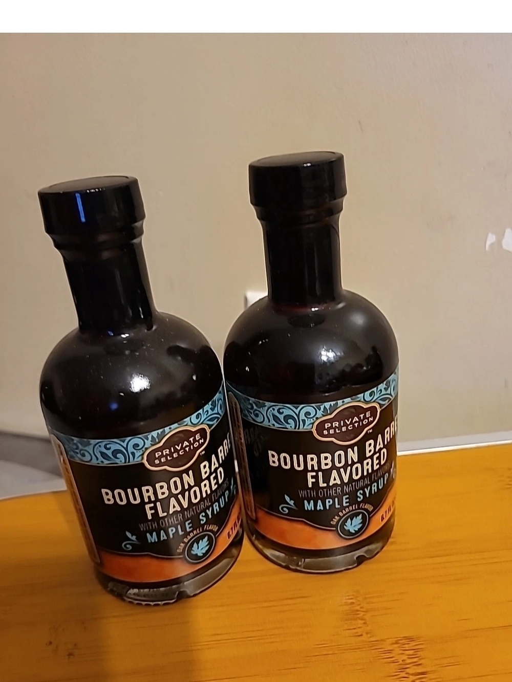 Bourbon Barrel Flavored Maple Syrup - Brown